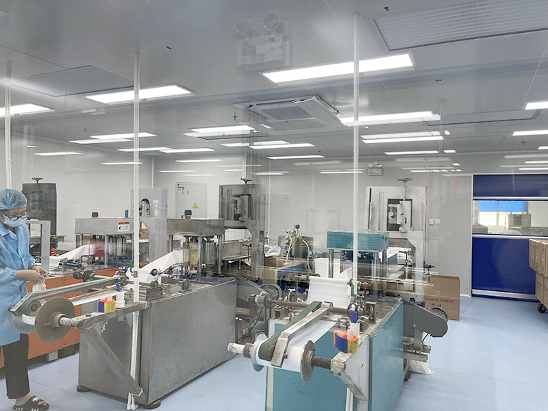 无尘布生产车间